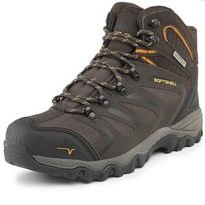 Men's Dark Brown Softshell Hiking Boots